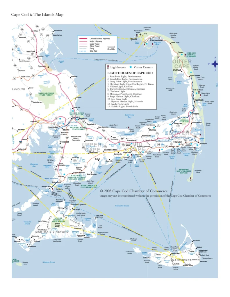 Cape Cod Map 2024