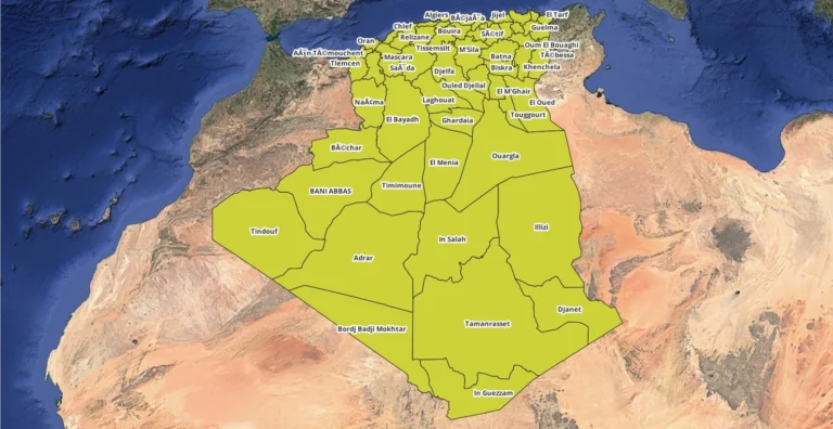 Algeria Regions Shapefile