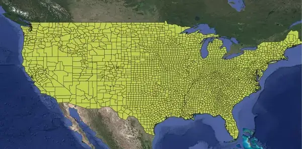 us counties shapefile