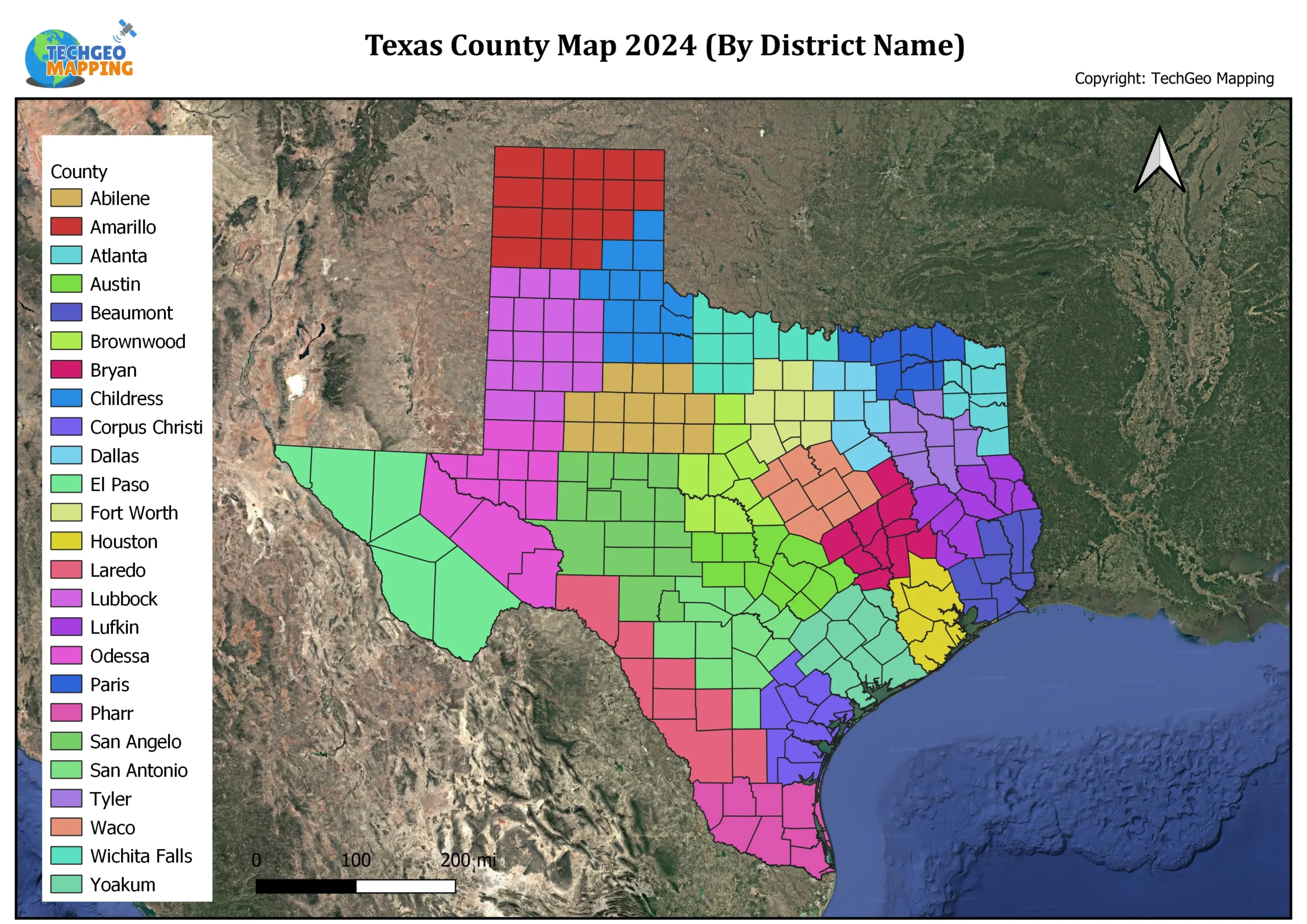 Texas County Map