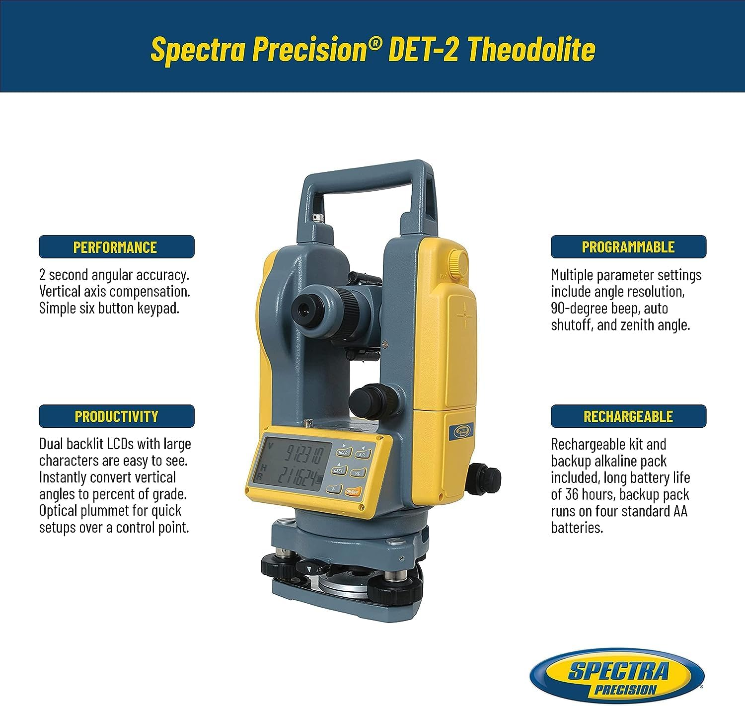 Spectra Theodolites for Surveying