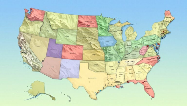 Interactive Us Map With States and Capitales