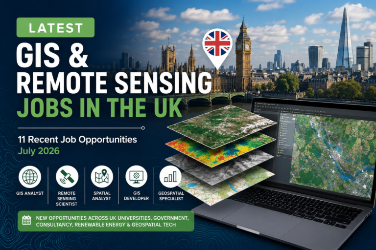 11 Recent GIS and Remote Sensing Jobs in the UK – 2026