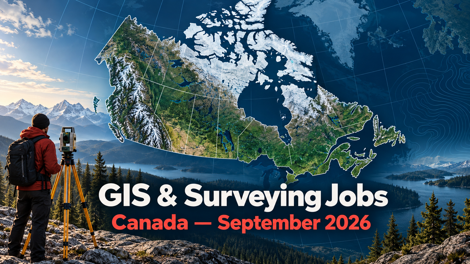 Current GIS, remote sensing and land surveying jobs in Canada, September 2026