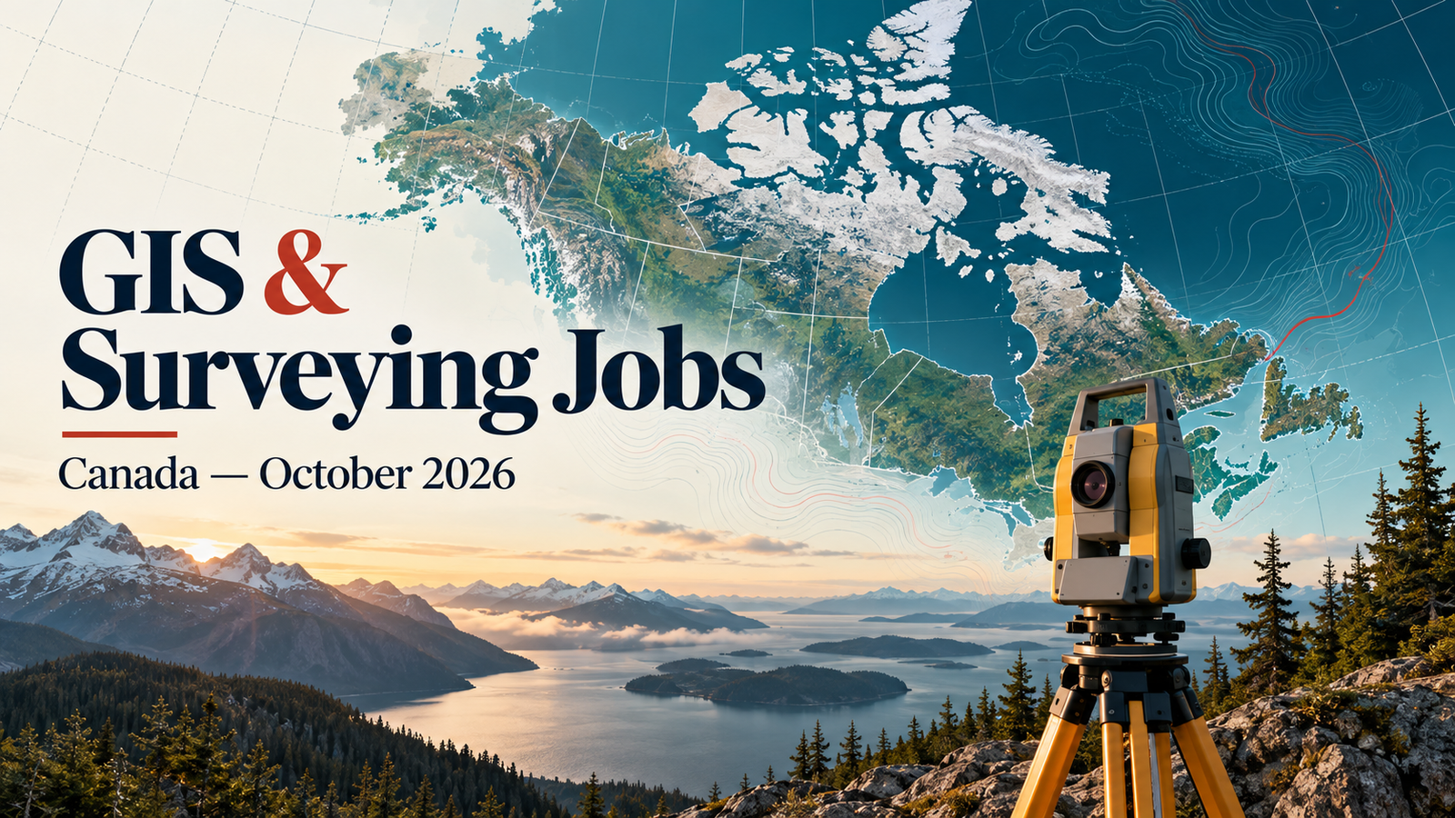 Current GIS, remote sensing and land surveying jobs in Canada, October 2026