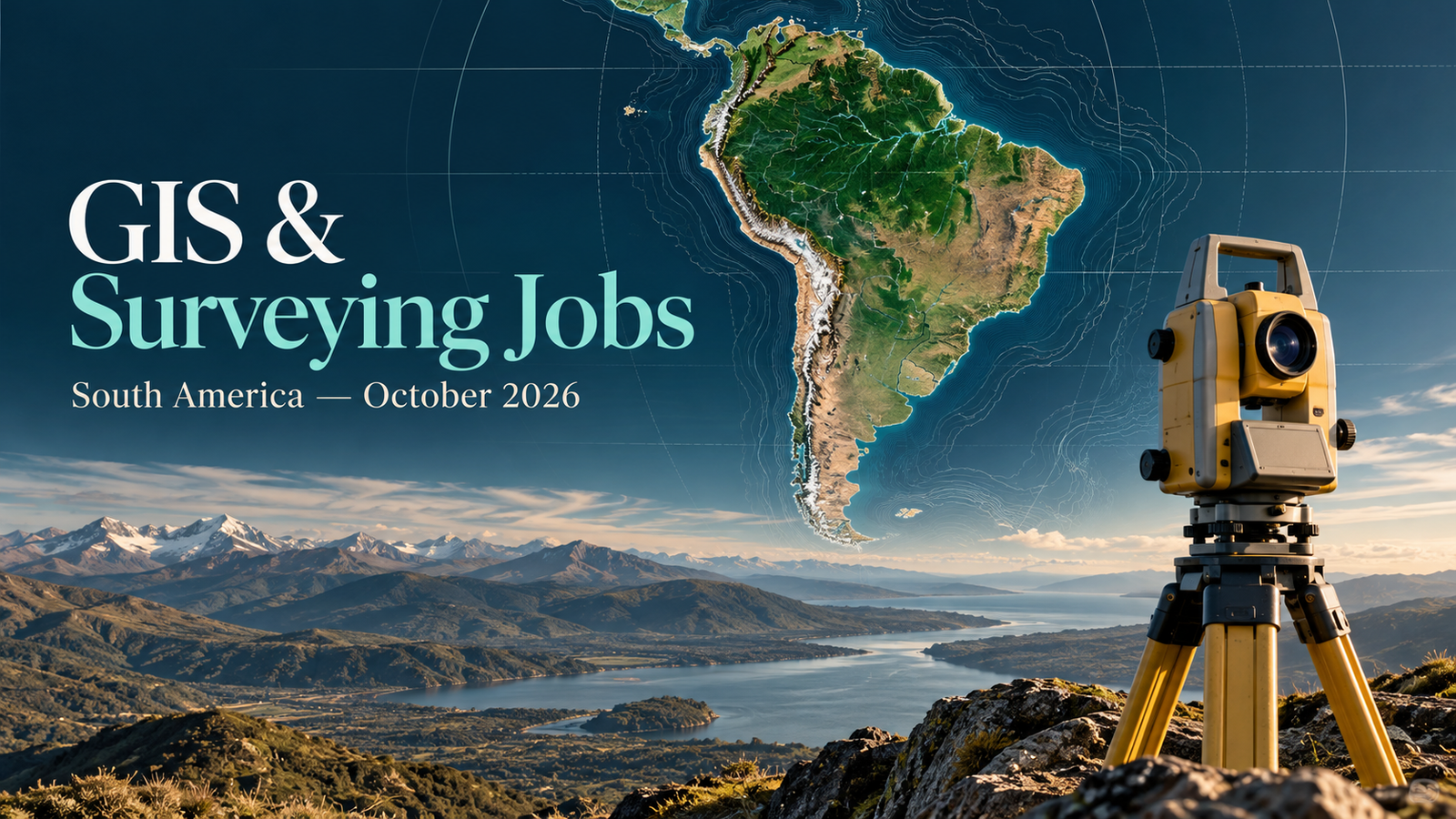 Current GIS, remote sensing and land surveying jobs in South America, October 2026