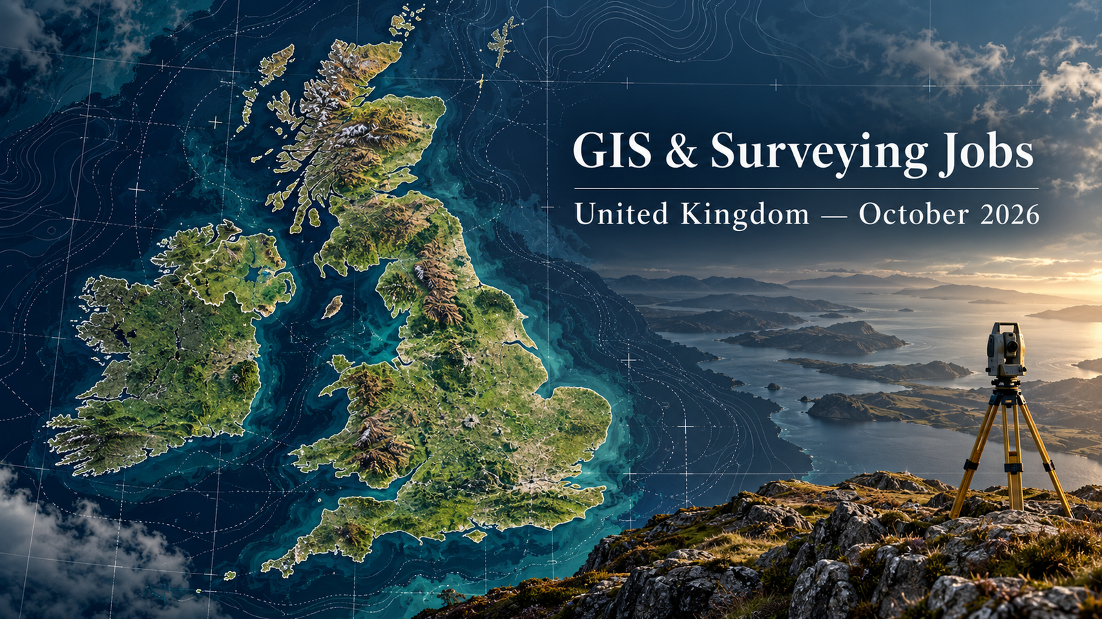 Current GIS, remote sensing and land surveying jobs in United Kingdom, October 2026